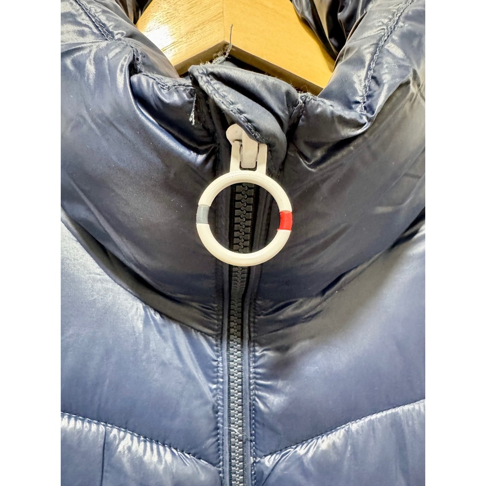 Tommy Hilfiger Sport Womens Puffer Jacket Classic Colorblock Navy White Red M - Picture 4 of 8
